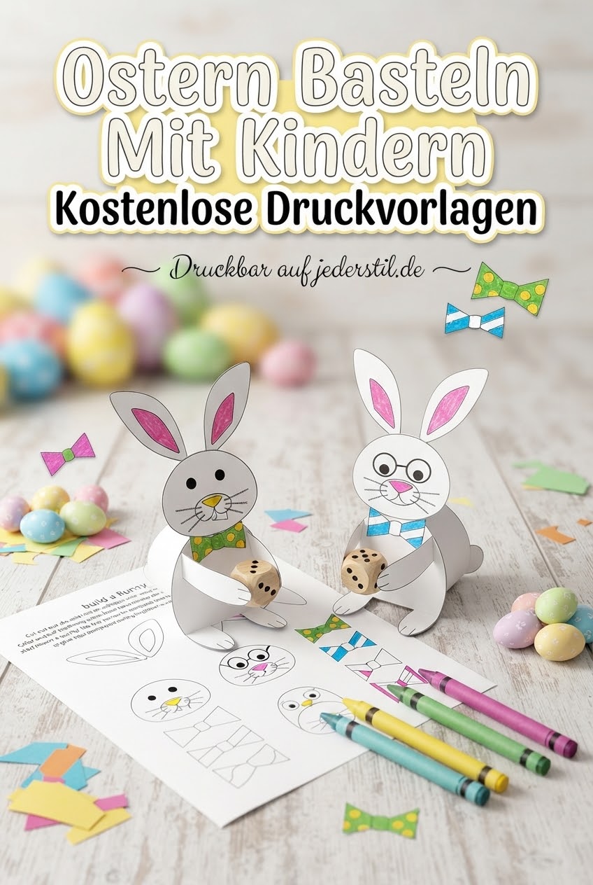 Ostern Basteln Mit Kindern Kostenlose Druckvorlagen