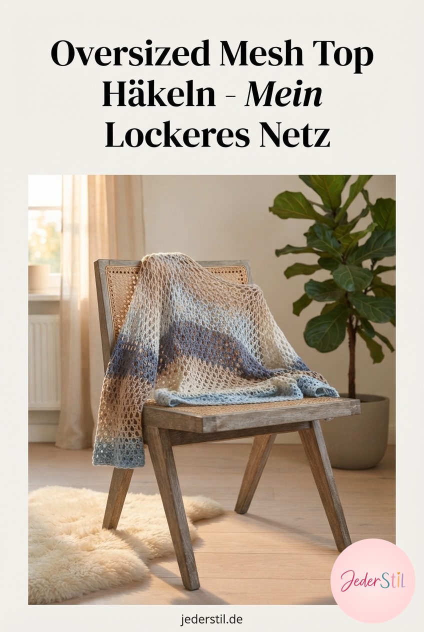 Oversized Mesh Top Häkeln - Mein Lockeres Netz -