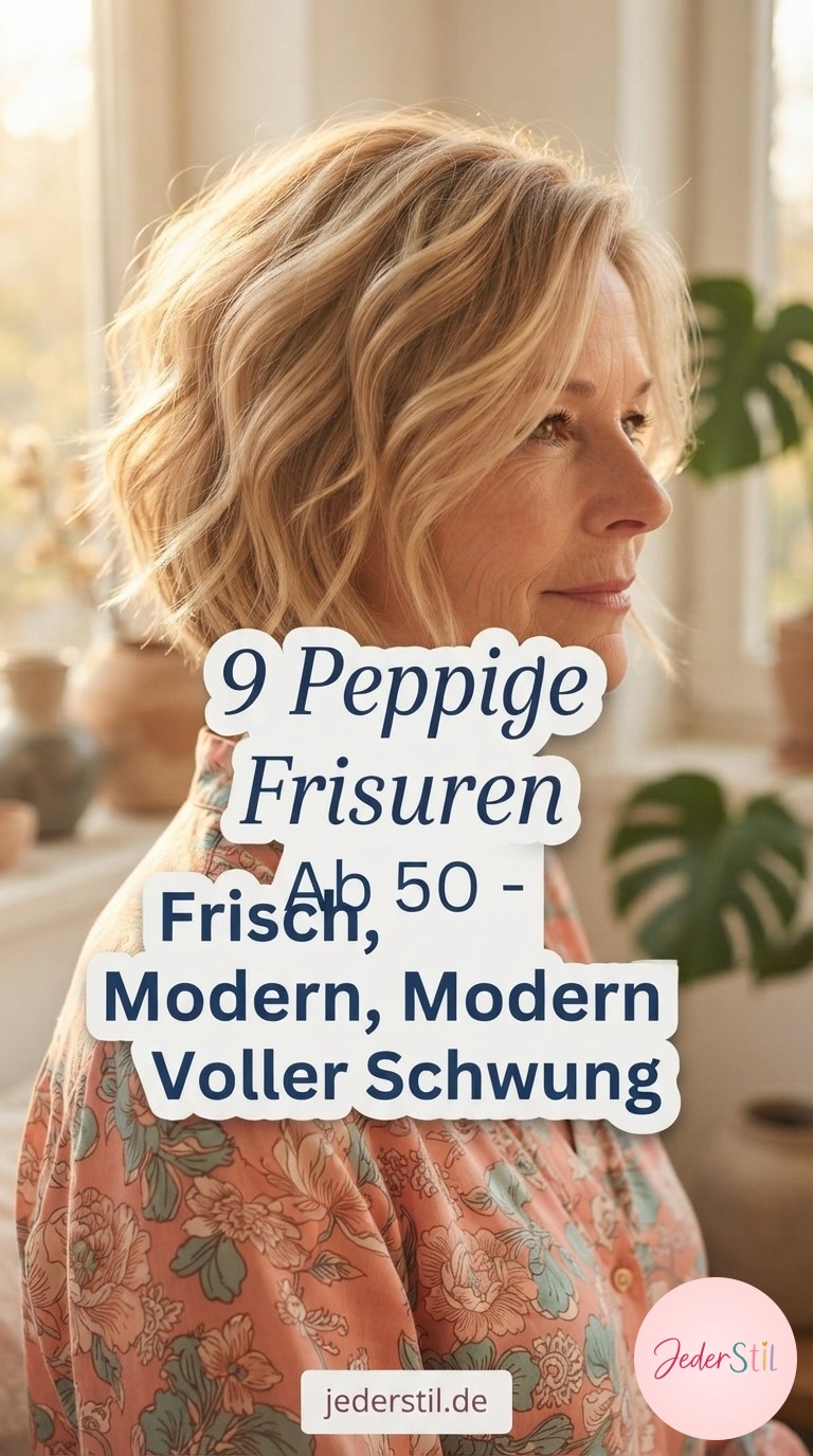 9 Peppige Frisuren Ab 50 - Frisch, Modern Und Voller Schwung