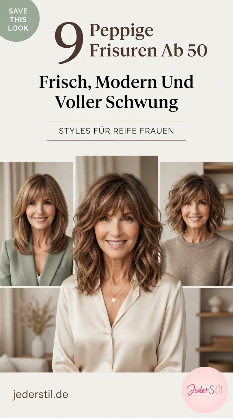 9 Peppige Frisuren Ab 50 - Frisch, Modern Und Voller Schwung
