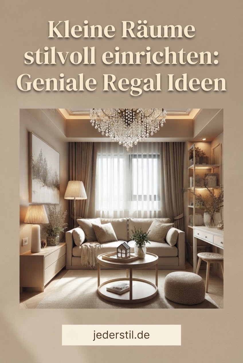 Kleine Räume stilvoll einrichten: Geniale Regal Ideen