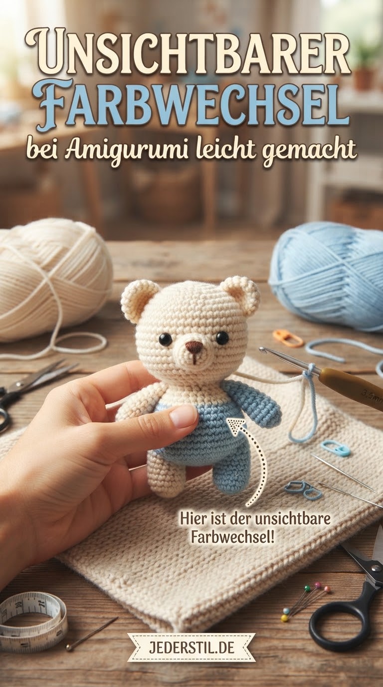 Unsichtbarer Farbwechsel bei Amigurumi leicht gemacht