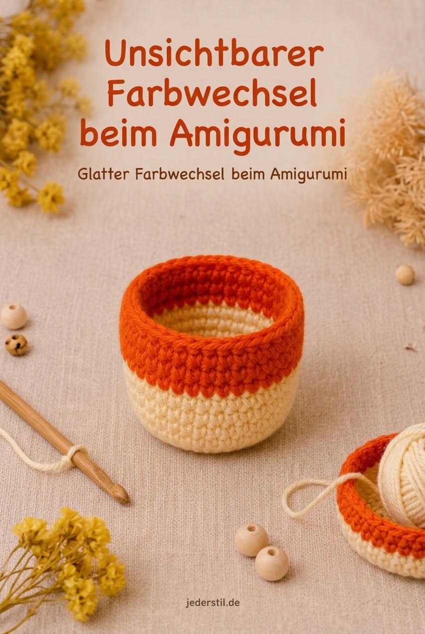 Unsichtbarer Farbwechsel beim Amigurumi