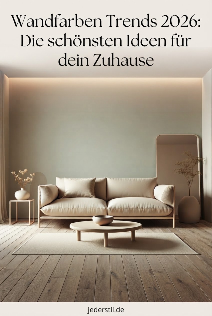 Wandfarben Trends 2026: Die schönsten Ideen für dein Zuhause