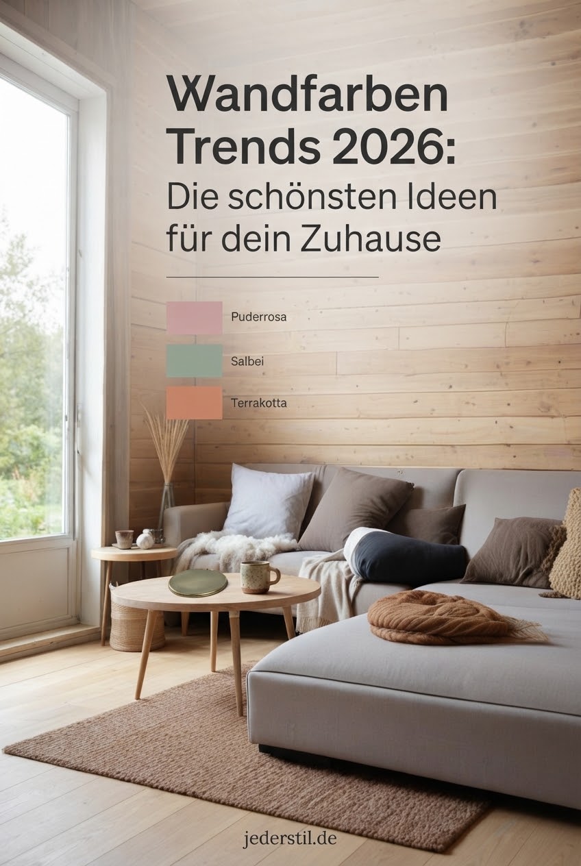 Wandfarben Trends 2026: Die schönsten Ideen für dein Zuhause