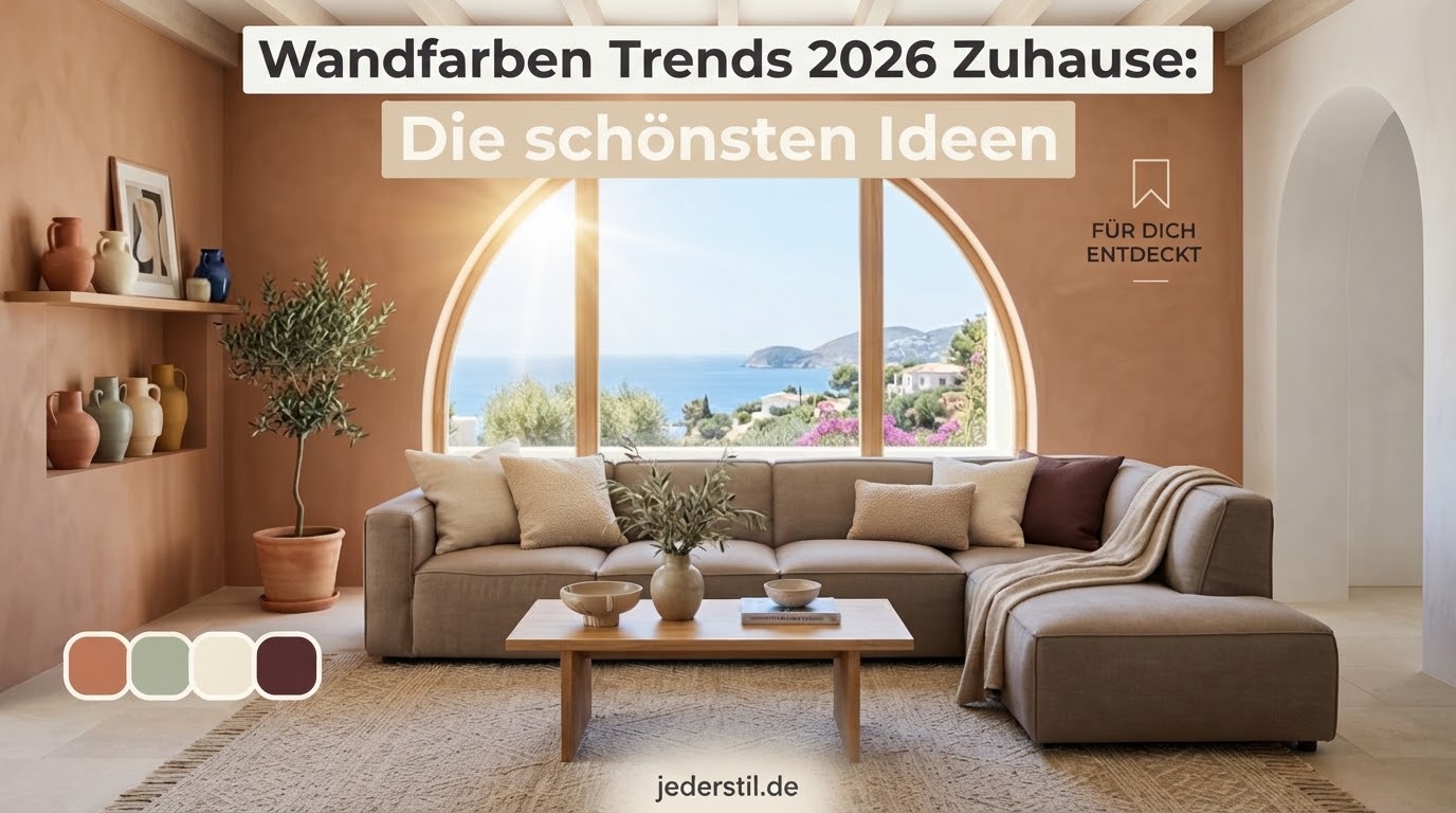 Wandfarben Trends 2026 Zuhause: Die schönsten Ideen