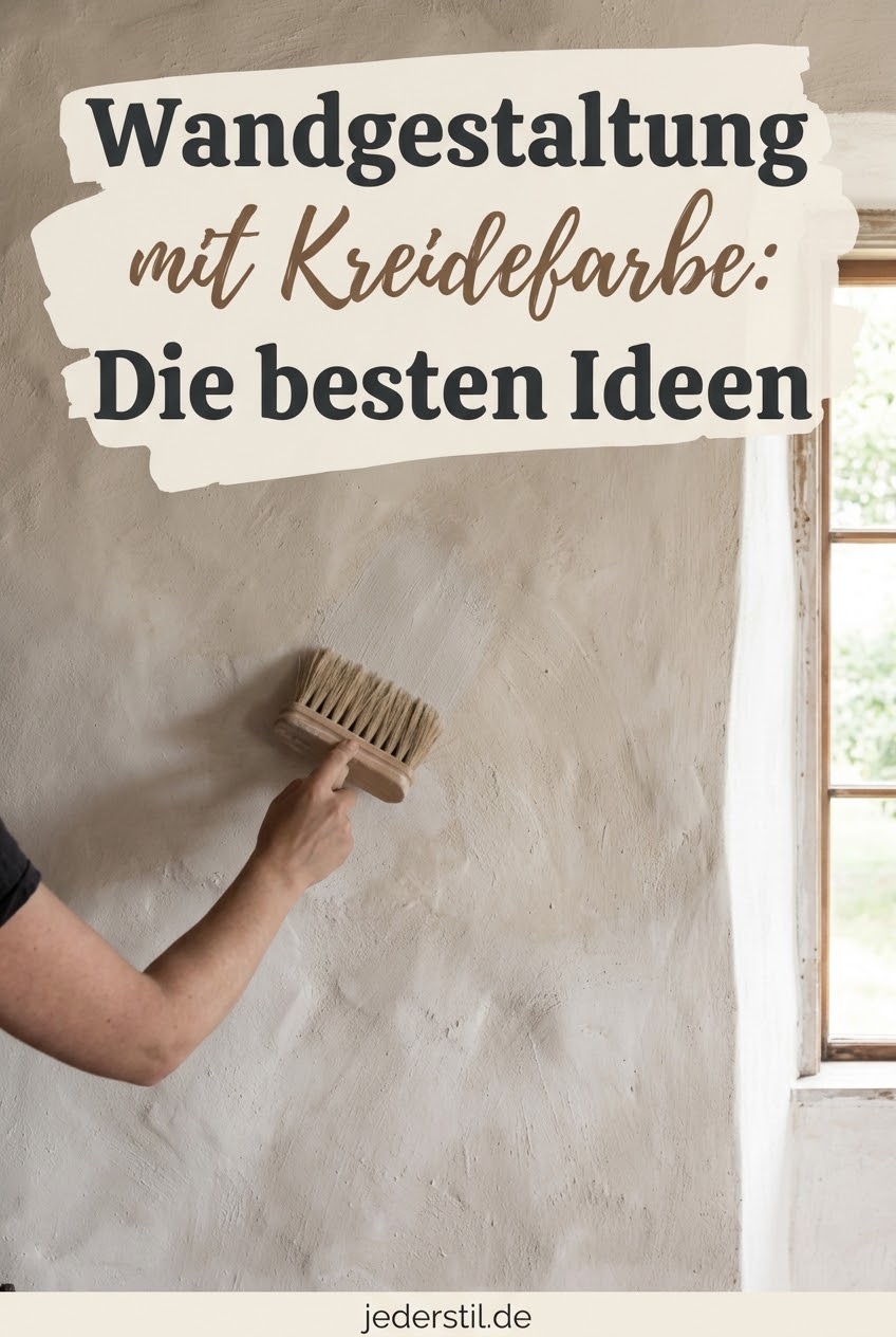 Wandgestaltung mit Kreidefarbe: Die besten Ideen