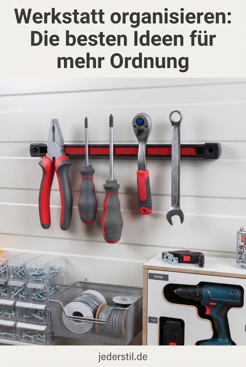 Werkstatt organisieren: Die besten Ideen für mehr Ordnung