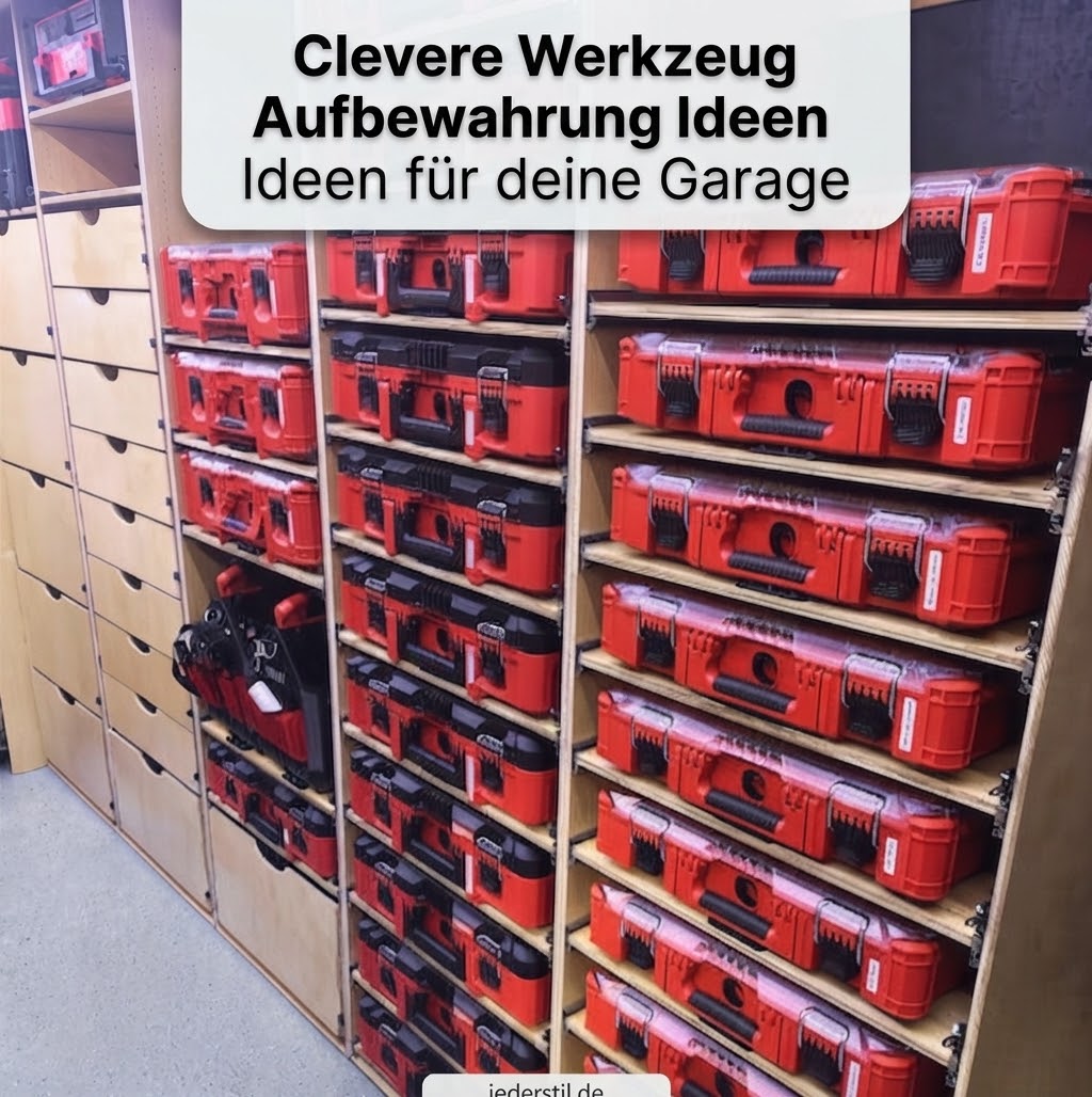 Clevere Werkzeug Aufbewahrung Ideen für deine Garage