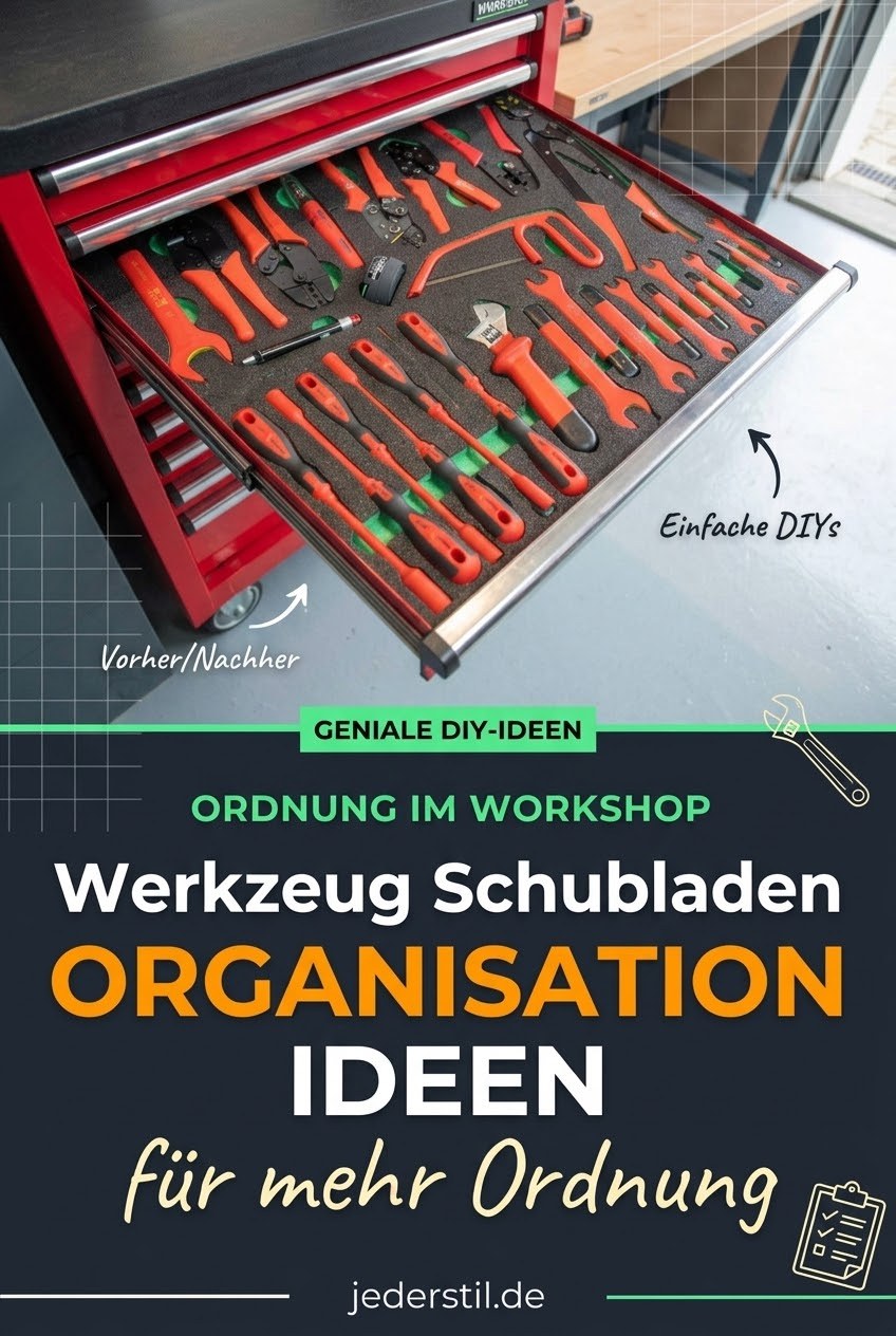 Werkzeug Schubladen Organisation Ideen für mehr Ordnung