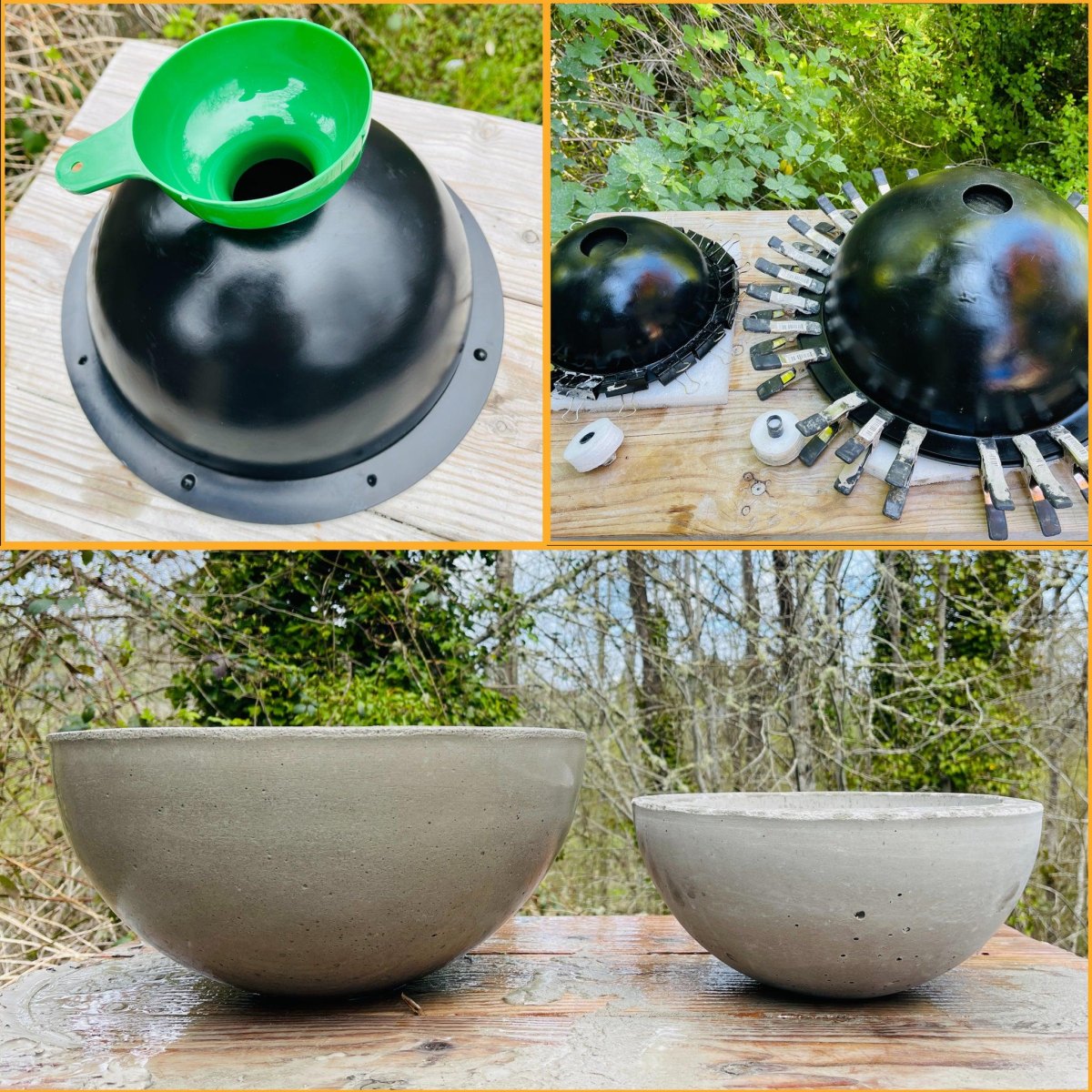 Runde Betonschale DIY
