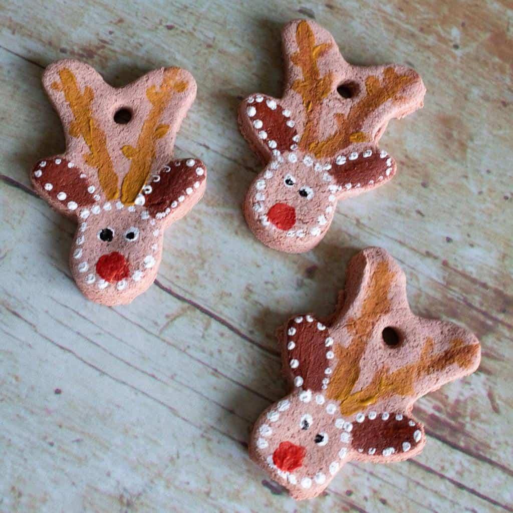 Salzteig Weihnachtstiere Figuren