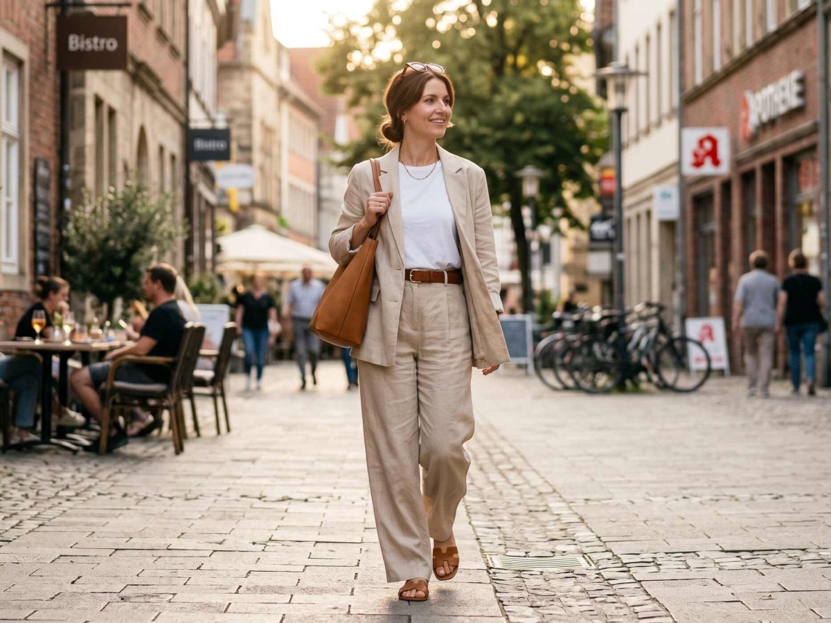 Helle Anzugshose Sommerlook