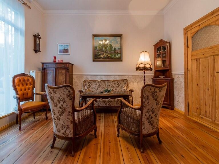 Vintage Wohnzimmer Holzboden