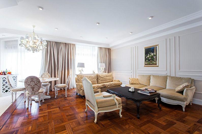 Klassischer Parkettboden Wohnzimmer
