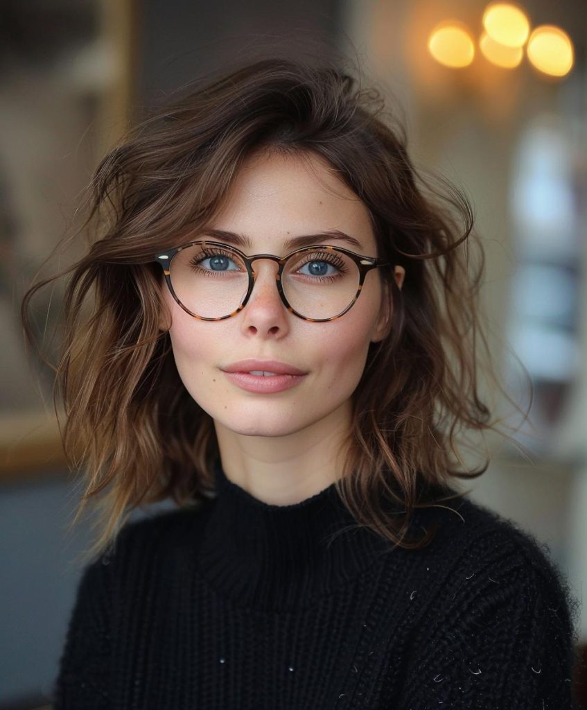 20 Stilvolle Frisuren für Frauen über 50 mit Brille