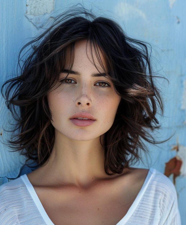 Faszinierend Mittellang Braune Haare Fotos